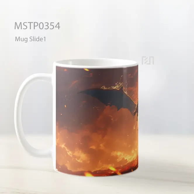 Charizard Turun Berapi Mug MSTP0354 - All-side / Desain