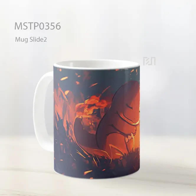 Charmander Tidur Api Mug MSTP0356 - All-side / Desain