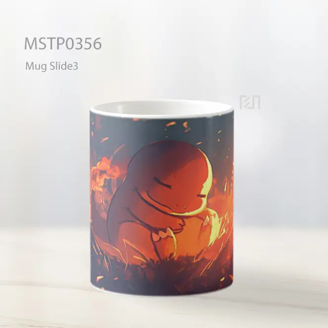 Charmander Tidur Api Mug MSTP0356 - All-side / Desain