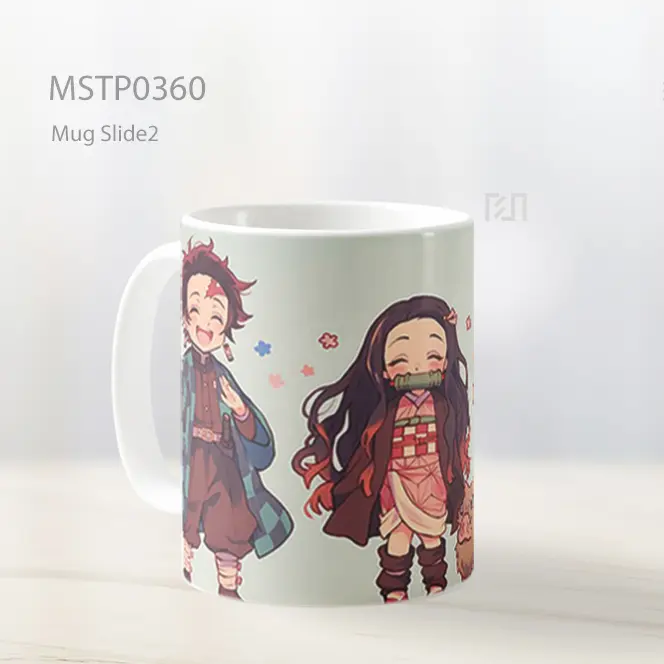 Chibi Demon Slayer Tanjiro%2C Nezuko%2C Zenitsu Lucu Mug MSTP0360 - All-side / Desain