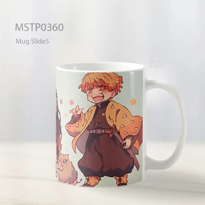 Chibi Demon Slayer Tanjiro%2C Nezuko%2C Zenitsu Lucu Mug MSTP0360 - All-side / Desain