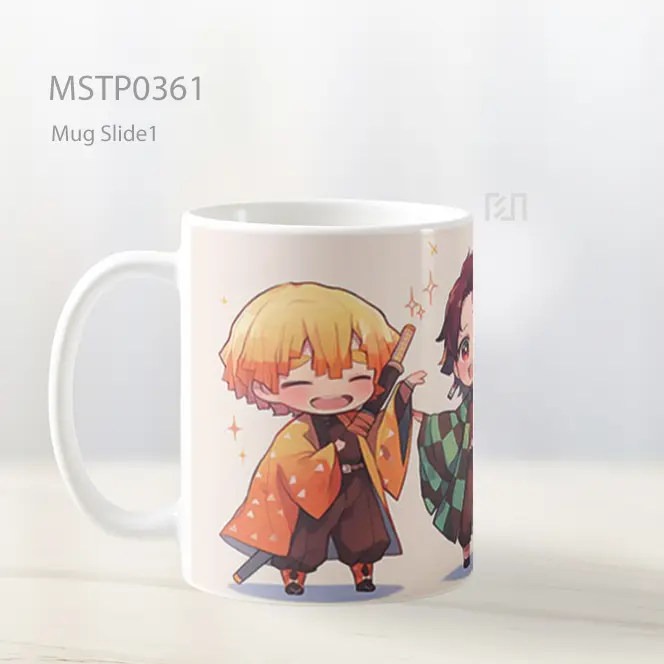 Chibi Demon Slayer Trio Mug MSTP0361 - All-side / Desain