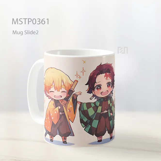 Chibi Demon Slayer Trio Mug MSTP0361 - All-side / Desain