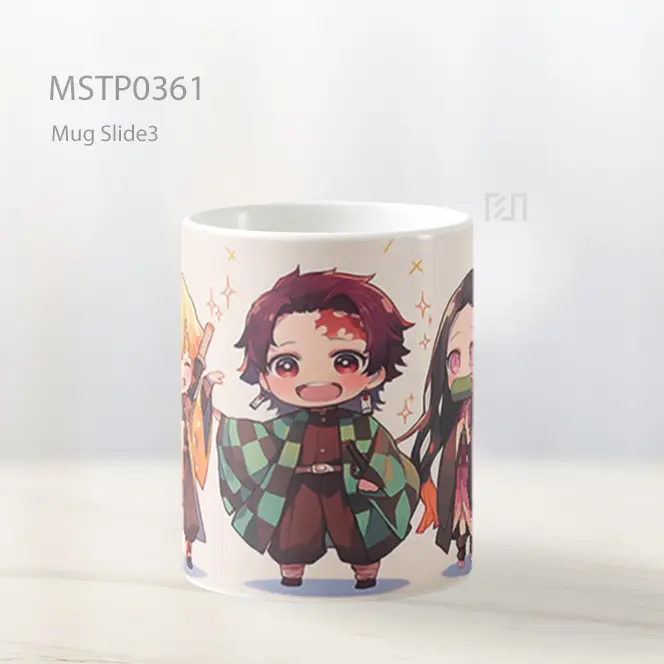 Chibi Demon Slayer Trio Mug MSTP0361 - All-side / Desain