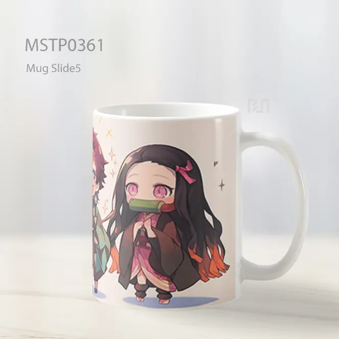 Chibi Demon Slayer Trio Mug MSTP0361 - All-side / Desain