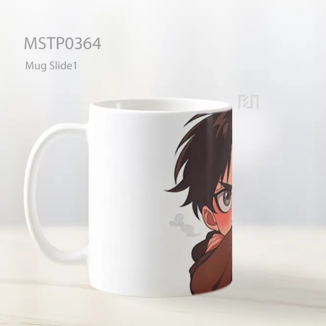 Chibi Eren Yeager Clipart Mug MSTP0364 - All-side / Desain