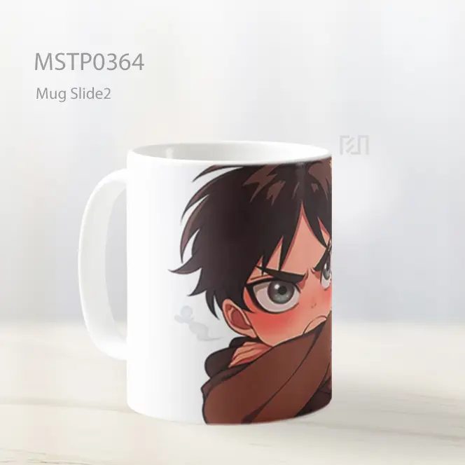 Chibi Eren Yeager Clipart Mug MSTP0364 - All-side / Desain