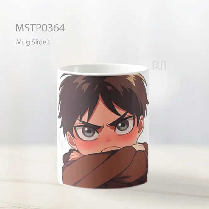 Chibi Eren Yeager Clipart Mug MSTP0364 - All-side / Desain
