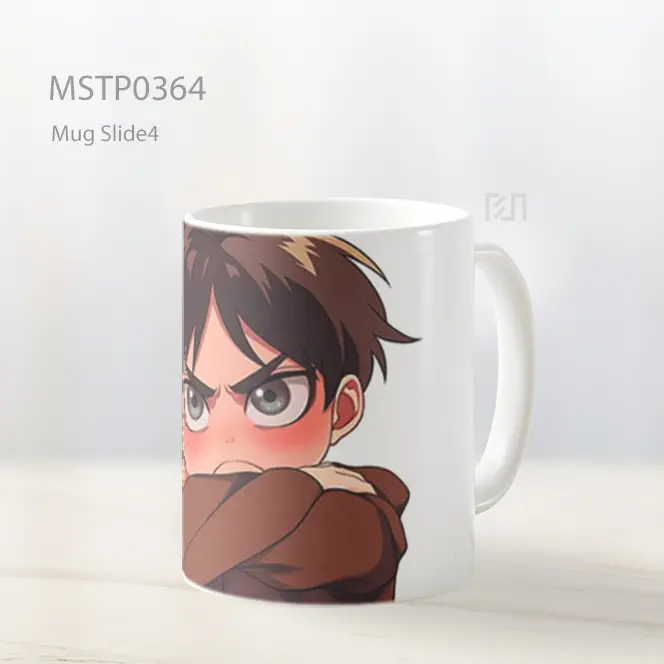 Chibi Eren Yeager Clipart Mug MSTP0364