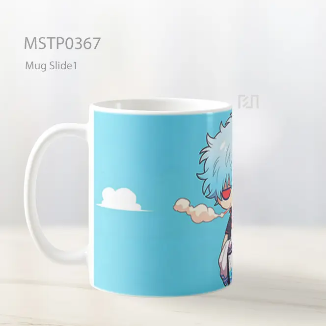 Chibi Gintoki Sakata Awan Mug MSTP0367 - All-side / Desain