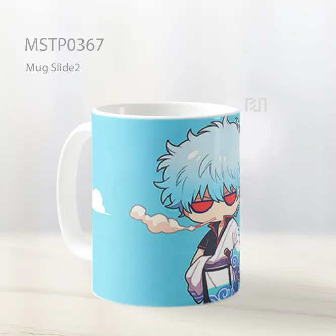 Chibi Gintoki Sakata Awan Mug MSTP0367 - All-side / Desain