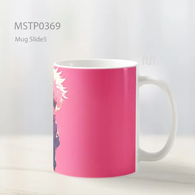 Chibi Gojo Satoru Kacamata Hitam Mug MSTP0369 - All-side / Desain