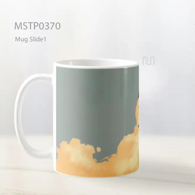 Chibi Goku Awan Nimbus Dragon Ball Mug MSTP0370 - All-side / Desain