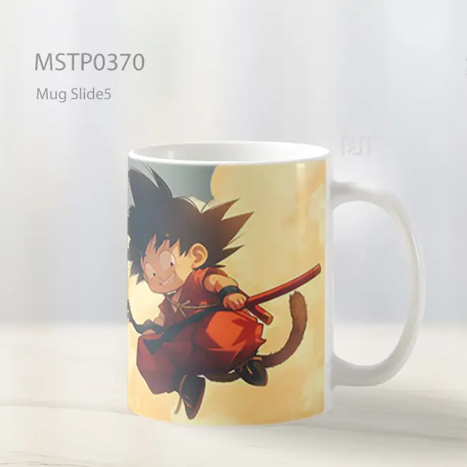 Chibi Goku Awan Nimbus Dragon Ball Mug MSTP0370 - All-side / Desain