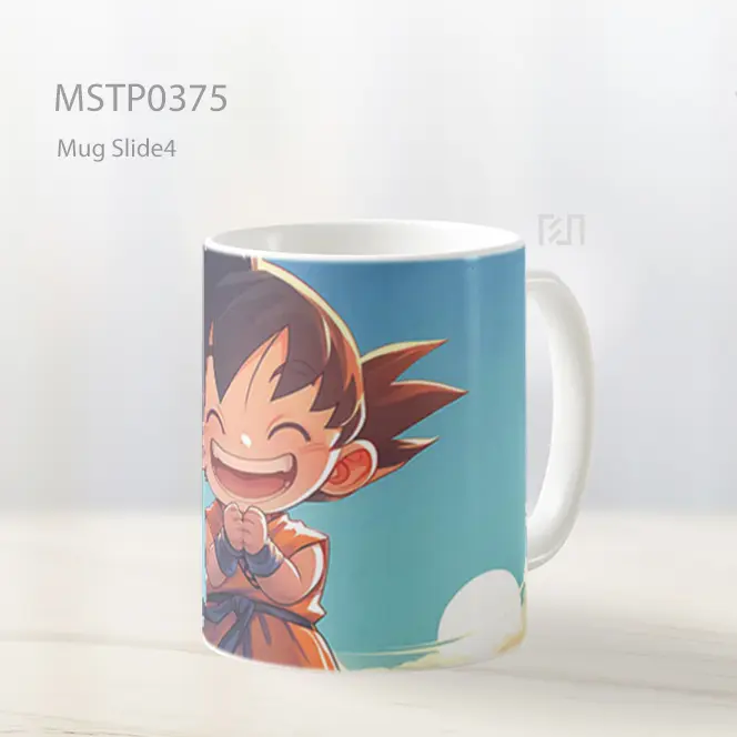 Chibi Goku Tersenyum Dragon Ball Mug MSTP0375