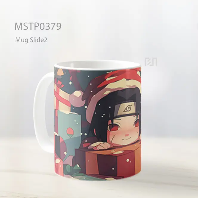 Chibi Itachi Uchiha Hadiah Natal Mug MSTP0379 - All-side / Desain