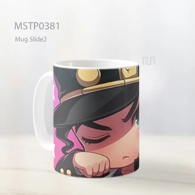 Chibi Jotaro Kujo Jojo Mug MSTP0381 - All-side / Desain
