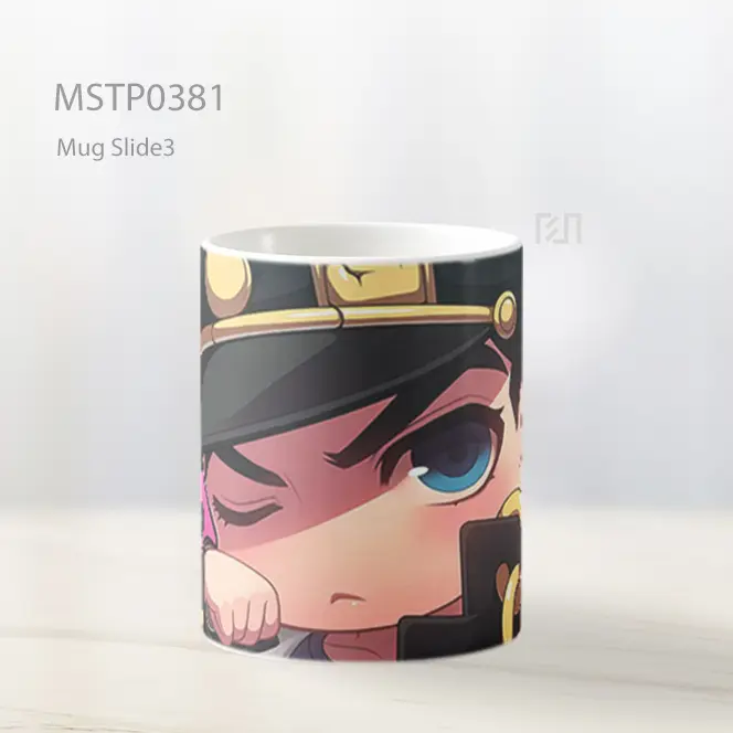 Chibi Jotaro Kujo Jojo Mug MSTP0381 - All-side / Desain