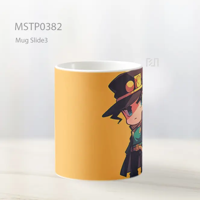 Chibi Jotaro Kujo Pose Kuning Mug MSTP0382 - All-side / Desain