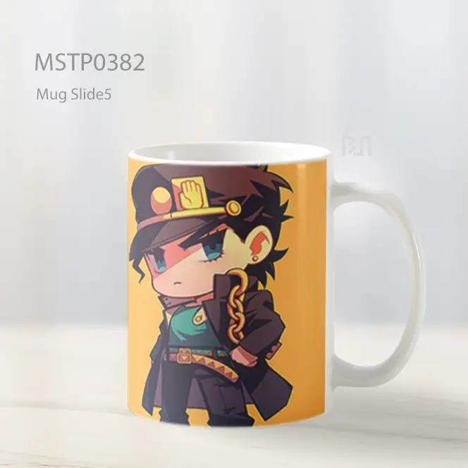 Chibi Jotaro Kujo Pose Kuning Mug MSTP0382 - All-side / Desain