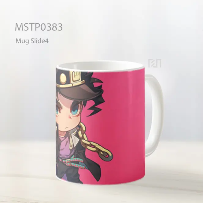 Chibi Jotaro Kujo Pose Pink Mug MSTP0383