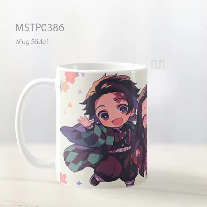 Chibi Karakter Demon Slayer Mug MSTP0386 - All-side / Desain