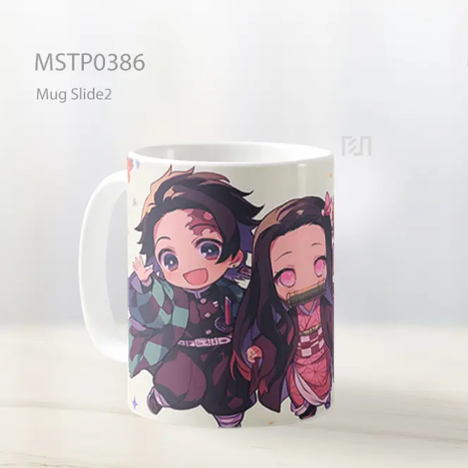 Chibi Karakter Demon Slayer Mug MSTP0386 - All-side / Desain
