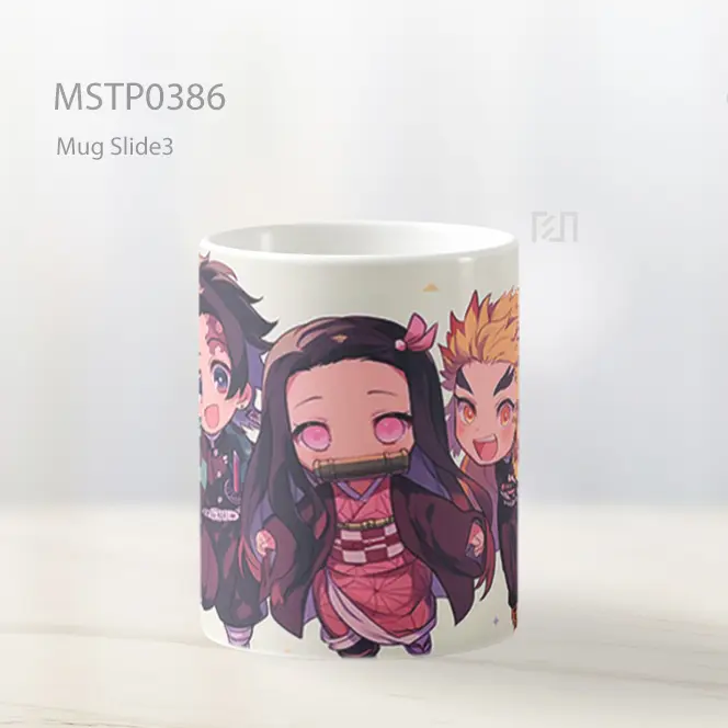 Chibi Karakter Demon Slayer Mug MSTP0386 - All-side / Desain