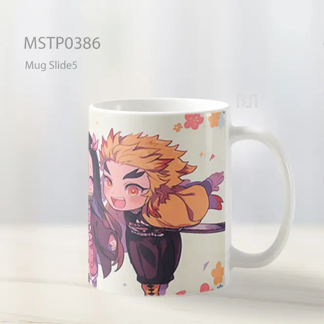 Chibi Karakter Demon Slayer Mug MSTP0386 - All-side / Desain