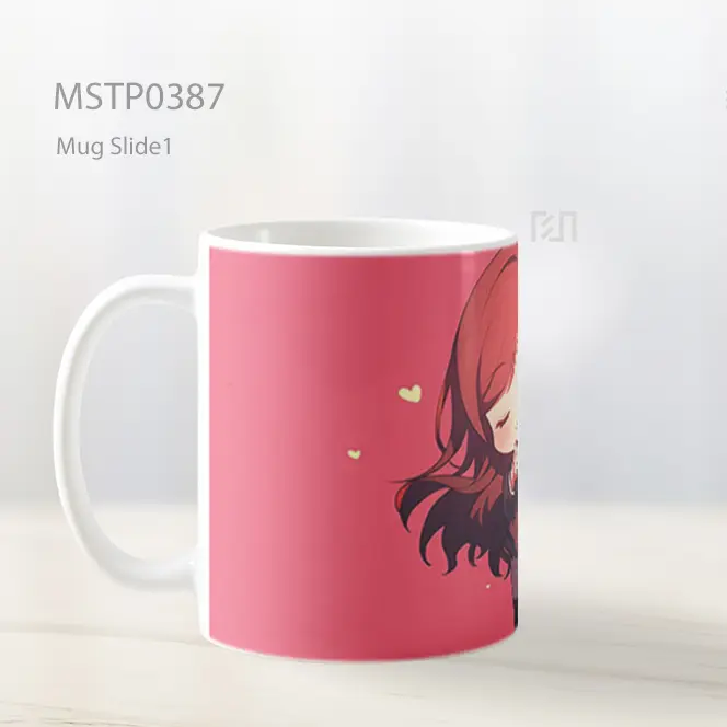 Chibi Kurisu Makise Berdoa Steins Gate Mug MSTP0387 - All-side / Desain