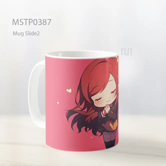 Chibi Kurisu Makise Berdoa Steins Gate Mug MSTP0387 - All-side / Desain
