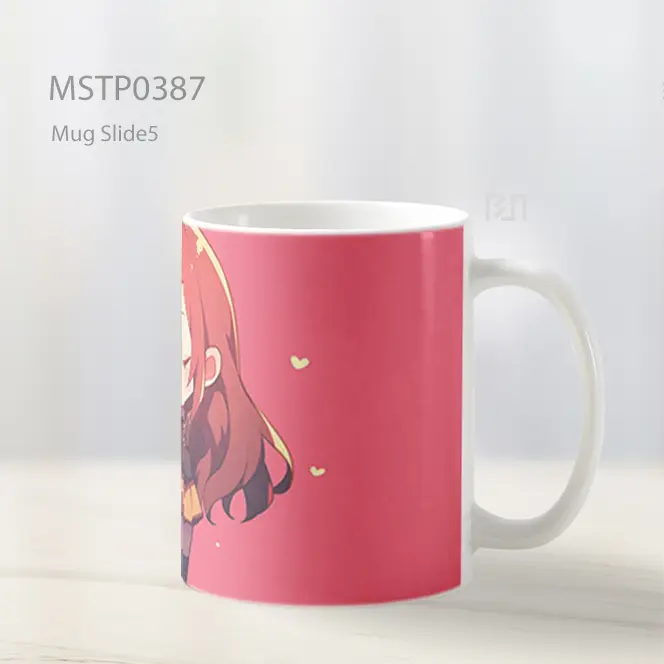Chibi Kurisu Makise Berdoa Steins Gate Mug MSTP0387 - All-side / Desain