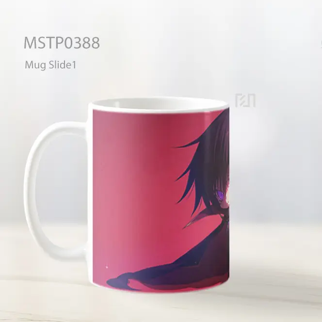 Chibi Lelouch Lamperouge Geass Ungu Mug MSTP0388 - All-side / Desain