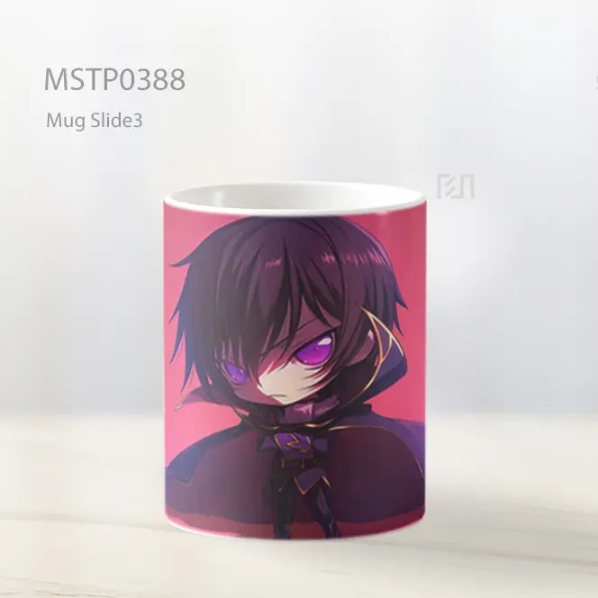 Chibi Lelouch Lamperouge Geass Ungu Mug MSTP0388 - All-side / Desain