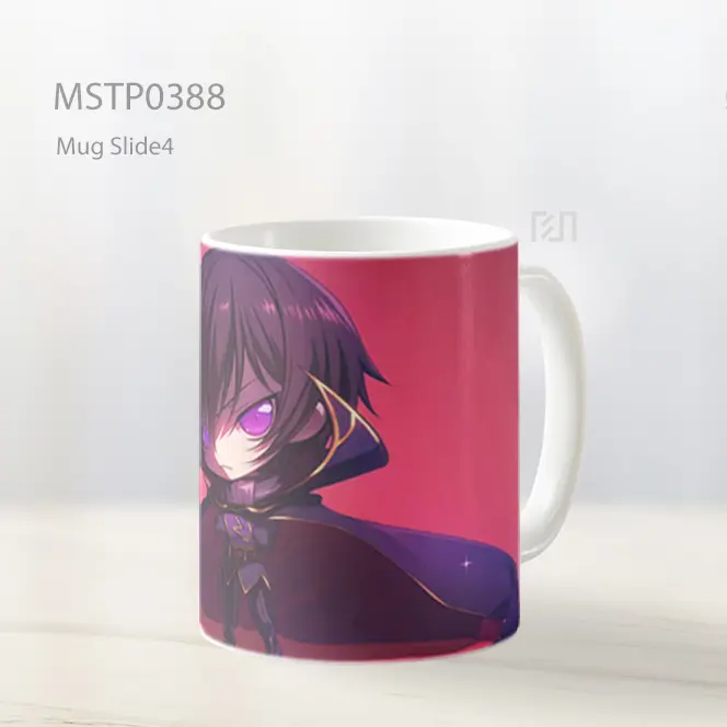 Chibi Lelouch Lamperouge Geass Ungu Mug MSTP0388