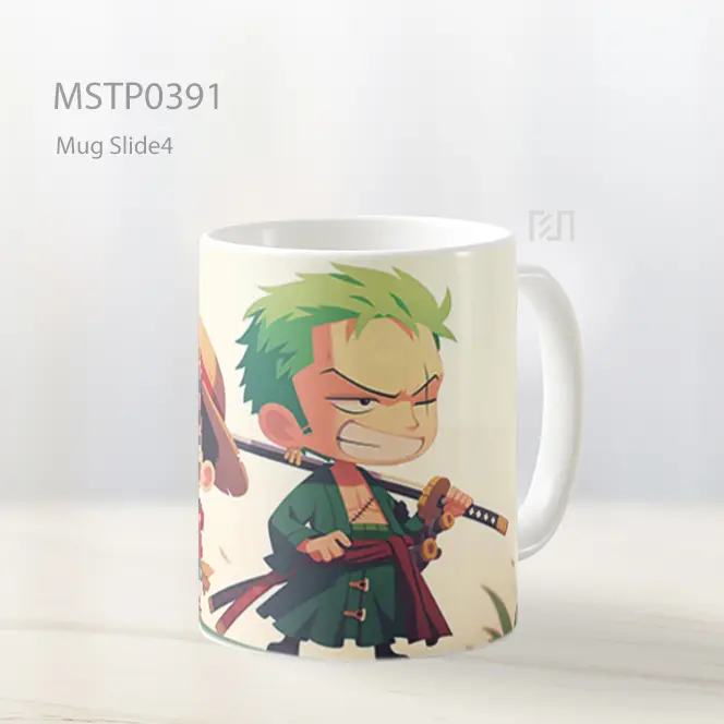 Chibi Luffy Zoro Fanart Mug MSTP0391