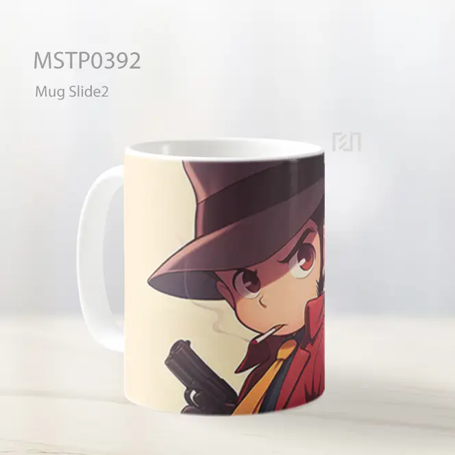 Chibi Lupin Iii Detektif Mug MSTP0392 - All-side / Desain