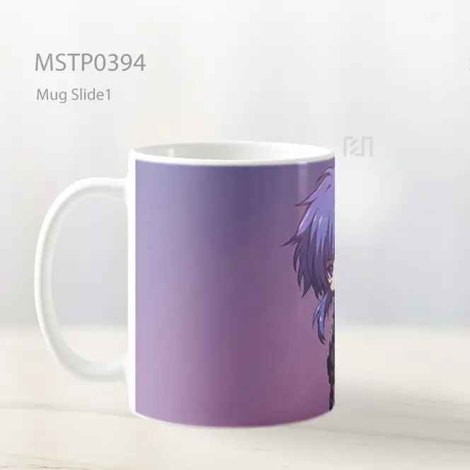 Chibi Motoko Kusanagi Cyberpunk Mug MSTP0394 - All-side / Desain