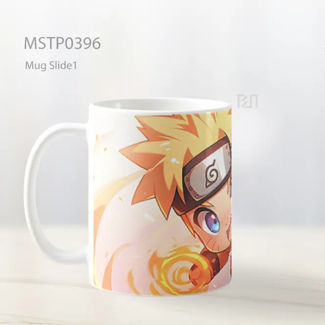 Chibi Naruto Uzumaki Terbang Mug MSTP0396 - All-side / Desain