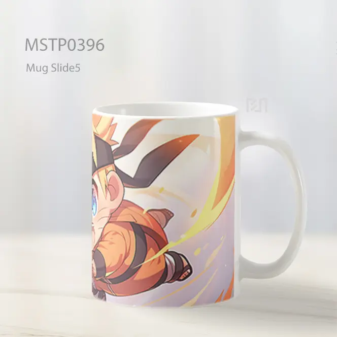 Chibi Naruto Uzumaki Terbang Mug MSTP0396 - All-side / Desain