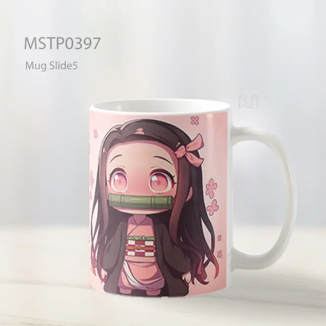 Chibi Nezuko Kamado Demon Slayer Mug MSTP0397 - All-side / Desain
