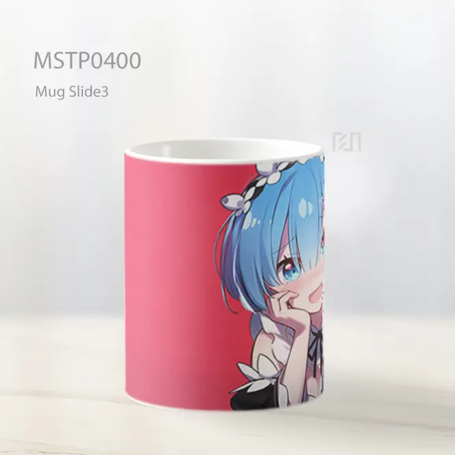 Chibi Rem Merah Lucu Mug MSTP0400 - All-side / Desain