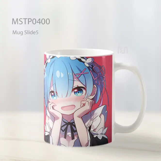 Chibi Rem Merah Lucu Mug MSTP0400 - All-side / Desain