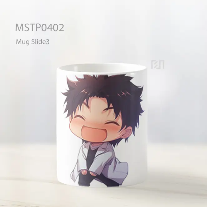 Chibi Rintarou Okabe Steins Gate Mug MSTP0402 - All-side / Desain