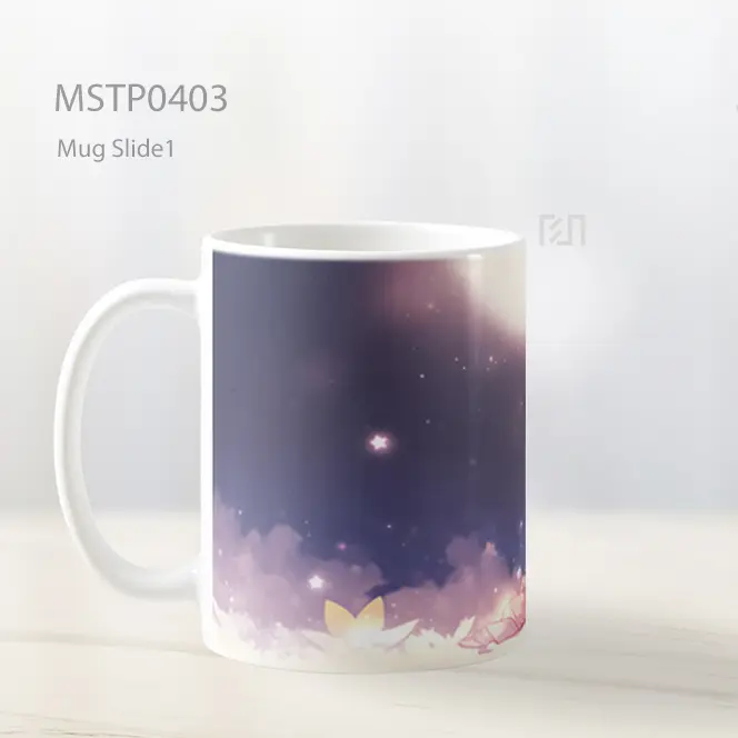 Chibi Sailor Moon Ungu Pink Mug MSTP0403 - All-side / Desain