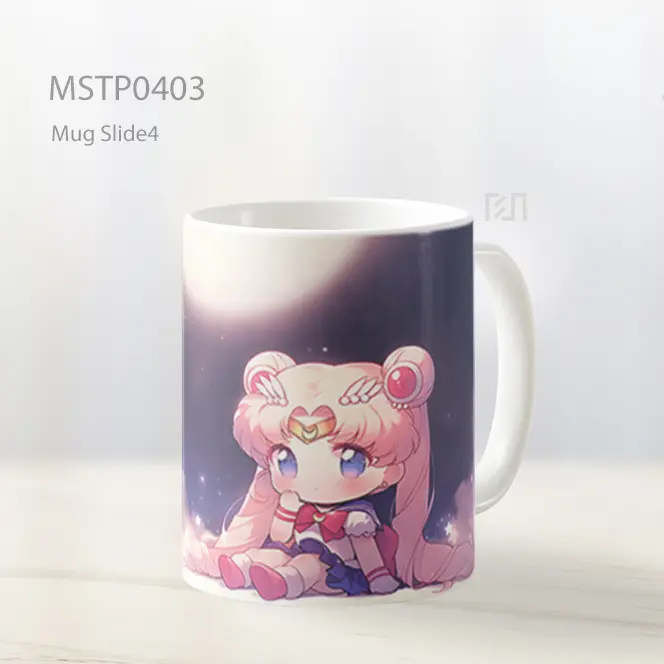 Chibi Sailor Moon Ungu Pink Mug MSTP0403