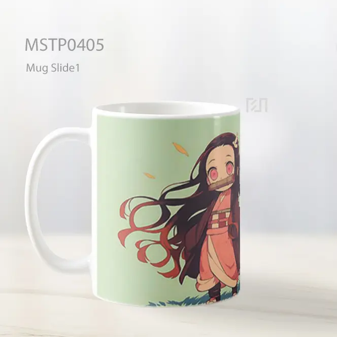 Chibi Tanjiro And Nezuko Demon Slayer Mug MSTP0405 - All-side / Desain