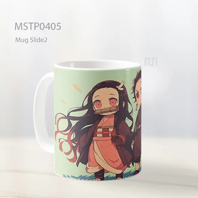 Chibi Tanjiro And Nezuko Demon Slayer Mug MSTP0405 - All-side / Desain