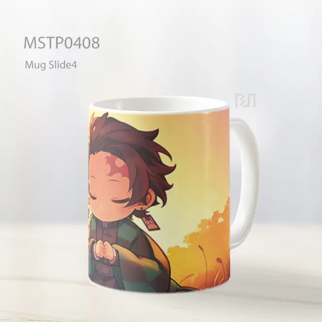 Chibi Tanjiro Meditasi Senja Demon Slayer Mug MSTP0408