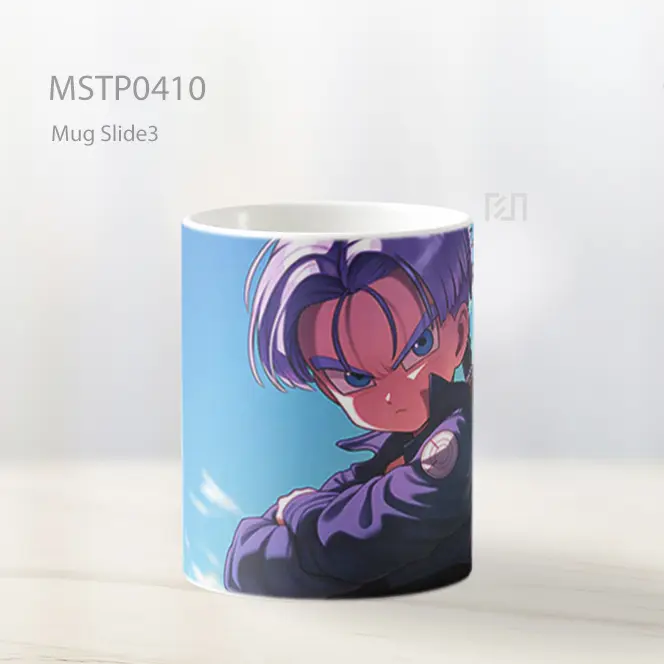 Chibi Trunks Menyilangkan Tangan Mug MSTP0410 - All-side / Desain